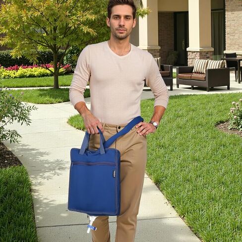 Urine Catheter Bag Cover, Drainage Bag Holder with Zipper Pipe Sleeve & Handle Strap, Soft Diving Fabric, Easy Access, Secure & Discreet for Urostomy & Foley Catheter Users (Black) in Saudi Arabia