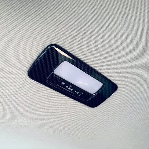 for Honda Civic 2022 2023 2024 2025 Sedan Rear Top Reading Light Cover Trim (Carbon Fiber Pattern) in Saudi Arabia