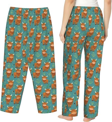 Women Comfy Pajama Pants Stretch Sleepwear Lounge Pants With Pockets & Drawstring in Saudi Arabia