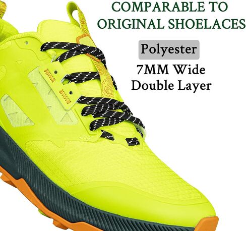 7MM Flat Shoe Laces for Altra Shoes, Shoelaces Replacement Strings for Running Walking Hiking and Sneakers in Saudi Arabia