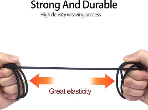 QUACC 1 زوج لا يوجد أربطة الحذاء المرن TIE TIELESS مع قفل قوي للأحذية والأحذية غير الرسمية - حجم واحد يناسب الجميع in Saudi Arabia