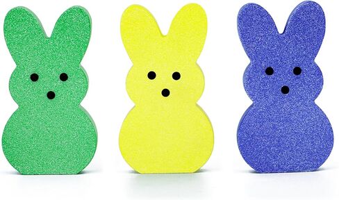 مجموعة ديكور أرنب عيد الفصح الخشبية - ديكور منزل عيد الفصح لجداول الربيع و mantels (6 أجهزة كمبيوتر) in Kuwait