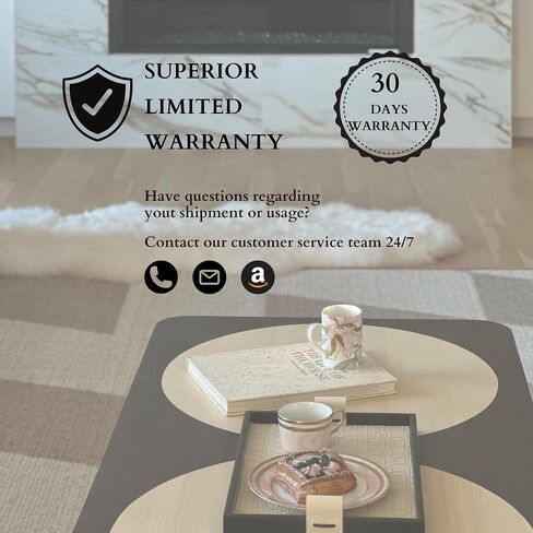 صينية من الجلد الفاخرة الحديثة ودرج المستطيل الخشبي - المجوهرات ، الغرور ، الزخرفية ، catchall ، صينية تقديم لجميع المناسبات (البيج ، كبيرة) in Saudi Arabia