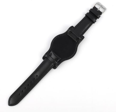 Onthelevel Leather Cuff Watch Strap 18mm 19mm 20mm 21mm 22mm Vintage Genuine Leather Bund Watch Band with Mat for Men in Saudi Arabia
