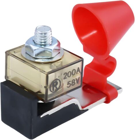 200Amp MRBF Terminal Block Fuse Holder Single Stud 5/16" (M8) Compact Rated Battery Fuse Fit for Boat Truck RV Construction Vehicles in Saudi Arabia