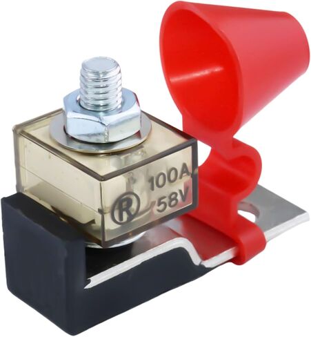 200Amp MRBF Terminal Block Fuse Holder Single Stud 5/16" (M8) Compact Rated Battery Fuse Fit for Boat Truck RV Construction Vehicles in Saudi Arabia