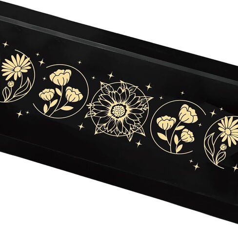 Wooden Pendulum Crystal Display Holder Wooden Crystal Display Shelf Moon Phase Witch Supplies Organiser for Incense Necklace Witch Rock Stone Jewelry Display in Saudi Arabia
