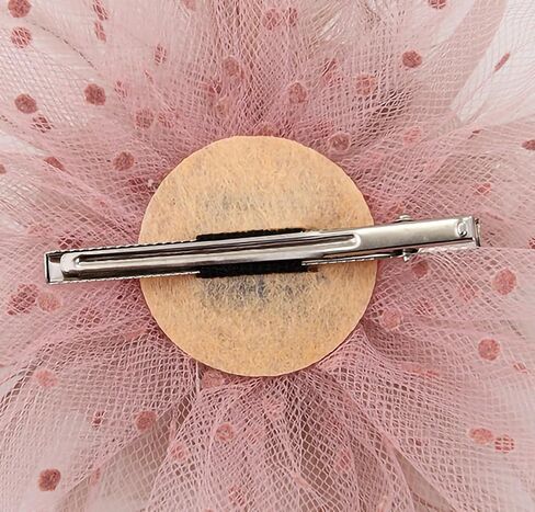 Women's Tea Party Fascinators Mesh Flower-Shaped Pearl Feather Veil Fascinator Hats with Headband and Clip in Saudi Arabia
