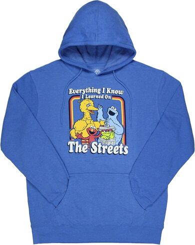 Sesame Street Men's كل ما أعرفه تصميم الشخصيات البالغ من نوع Switshirt Hoodie in Saudi Arabia