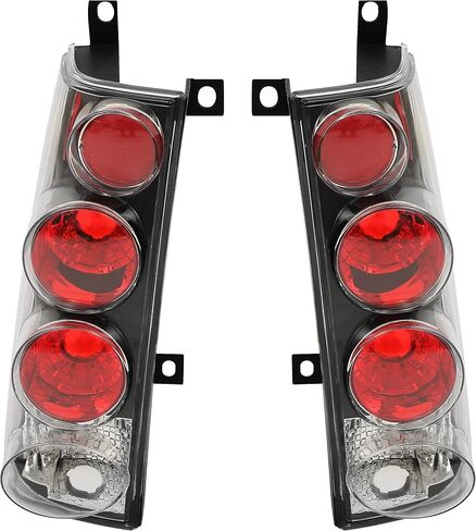 HECASA TAIL LIGHTING ASSEMBLY زوج متوافق مع 1996-2002 GMC Savana Chevy Express 1500/2500/3500 Van Replacement Housing Lens in Kuwait