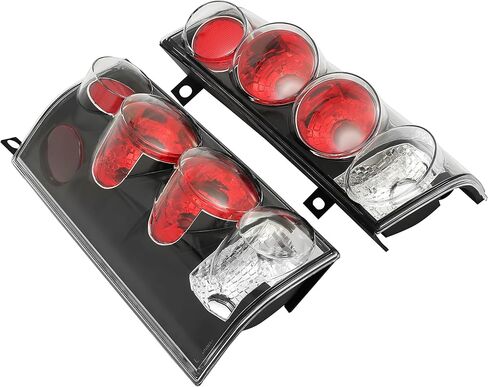 HECASA TAIL LIGHTING ASSEMBLY زوج متوافق مع 1996-2002 GMC Savana Chevy Express 1500/2500/3500 Van Replacement Housing Lens in Kuwait