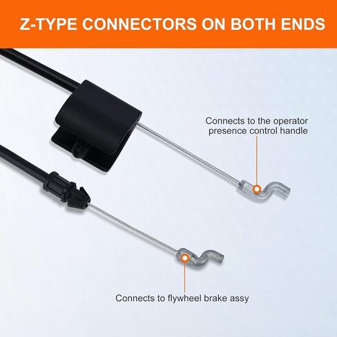 Hipa 532427497 Drive Control Cable for Husq Craftsman HU800AWD HU725AWD HU775H 7021 RC 7021 RH Lawn Mower Walk Behind Mower Push Mower Throttle Control Cable Replace 197740 532197740 427497 in Kuwait