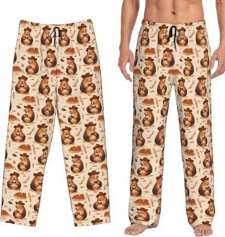 Men'S Comfy Pajama Pants Stretch Sleepwear Lounge Pants With Pockets & Drawstring in Saudi Arabia