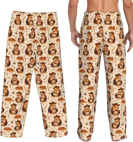 Men'S Comfy Pajama Pants Stretch Sleepwear Lounge Pants With Pockets & Drawstring in Saudi Arabia