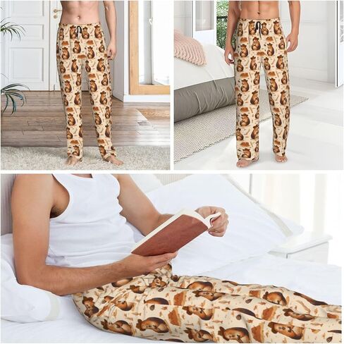 Men'S Comfy Pajama Pants Stretch Sleepwear Lounge Pants With Pockets & Drawstring in Saudi Arabia