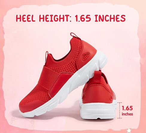 أحذية محظوظة Lucky Step Little Kids أحذية شبكية قابلة للمشي تنزلق على المدربين الرياضيين خفيفة الوزن للفتيان الفتيات in Kuwait