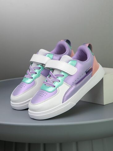 Boys and Girls Board Shoes Adjustable Hook and Loop Classic Low Top Kids Sneakers in Saudi Arabia