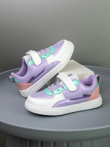 Boys and Girls Board Shoes Adjustable Hook and Loop Classic Low Top Kids Sneakers in Saudi Arabia