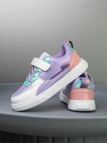 Boys and Girls Board Shoes Adjustable Hook and Loop Classic Low Top Kids Sneakers in Saudi Arabia
