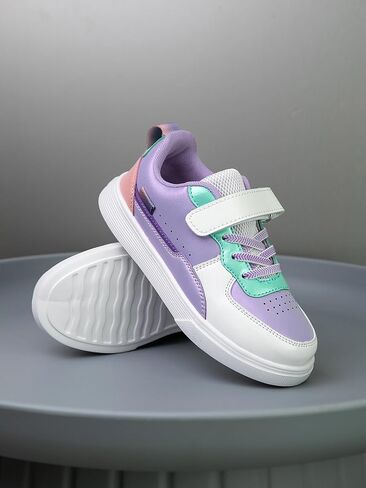 Boys and Girls Board Shoes Adjustable Hook and Loop Classic Low Top Kids Sneakers in Saudi Arabia
