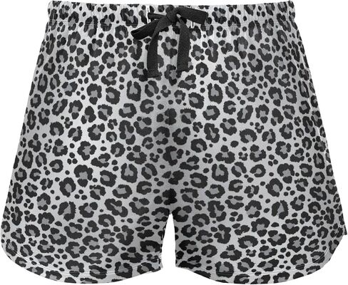 Fisyme Womens Shorts Loose Soft Elastic Waist Pajama Bottoms Casual Lounge Sleep Boxer Pj Shorts Sleepwear in Kuwait