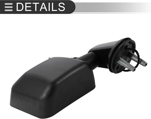 Motoforti Pair Driver and Passenger Side Mirror, Power Heated Rear View Mirrors Black Left Right Manual Fold Fit for Jeep Wrangler 2015 2016 2017 2018 in Saudi Arabia