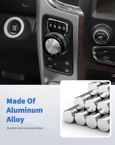 غطاء مقبض تبديل الترس من 2013-2017 Dodge RAM GEAR SHIFT ALD CONTRING CONTRING COVER RING TRIN in Saudi Arabia