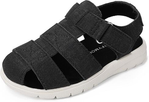 Luffymomo Boys Girls Sandals Closed Toe Lightweight Shoes Adjustable Beach Summer Sandal for Toddler Kids in Saudi Arabia