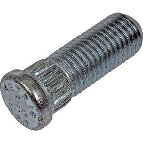 M12-1.50 Serrated Wheel Stud - 12.70mm Knurl, 34.5mm Length
