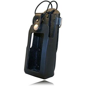 Boston Leather Radio Holder With D Rings For - 5480RC-1