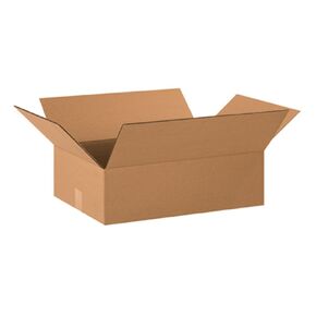 Aviditi Shipping Boxes Flat 20"L x 14"W x 6"H, 25-Pack | Corrugated Cardboard Box for Packing, Moving and Storage