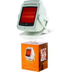 Red Light Infrared Heat Lamp by TheraLamp – Infrared for Muscle Pain, Back Pain Relief, Blood Circulation, 300W - Safety Timer - Wide Coverage for Back, Leg, Arm