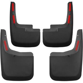 Tecoom Mud Flaps Splash Guards Compatible with 2015-2020 Ford F150 with Wheel Lip Molding Front and Rear 4pcs Set ABS Molded