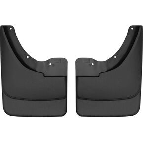 Husky Liners - Front Mud Guards | 1997 - 2004 Dodge Dakota, 1998 - 2003 Dodge Durango w/ OE Fender Flares, Front Set - Black, 2 Pc | 56031
