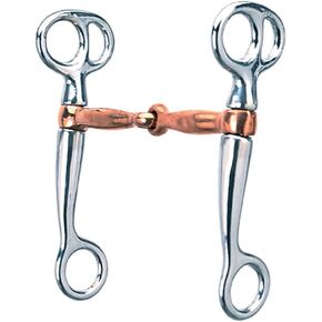 Weaver Leather Tom Thumb Snaffle Bit, 5 , black