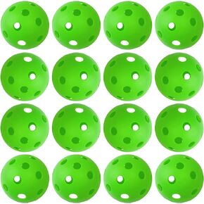 Baseball Practice Baseballs Plastic Hollow Soft Balls with a Drawstring Bag for Hitting, Baseball Training Indoor Outdoor Use