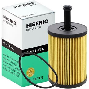 Oil Filter Fits Audi A3, A3 Quattro, TT, TT Quattro/Volkswagen Beetle CC Eos Golf Jetta Passat Replace Mann Filter HU 719/7 X | Part No. 045115466 071115562