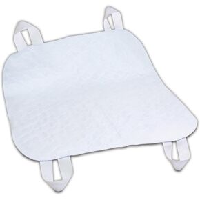 Essential Medical Supply Quik-Sorb Brushed Polyester Underpad with Positioning Straps, 34 inch X 35 inch, 3 Count