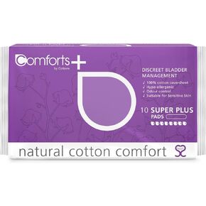 أقطان عضوية | وسادات ممتازة للحماية من سلس البول وتسرب المثانة للنساء | 10- فوط مغلفة بشكل فردي | لا يوجد تحكم في التسرب والرائحة | أقصى قدر من الامتصاص (1 عبوة من 10) in Kuwait