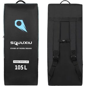 105L/125L Inflatable Paddleboard Bag Durable SUP Board Backpack Bag Large Capacity Stand Up Board Travel Bag Portable Surfboard Backpack for Traveling Surfing Beach Water Sports