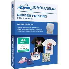 Waterproof Inkjet Milky Transparency Film 8.5" x 11" - 50 Sheets/Pack