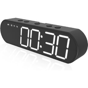 Gym Timer, 120DB Loud Clock Mode Silent Rechargeable Battery Built-in Magnet Boxing Interval Training with Hook Timer Portable Gym Timer, for Boxing HIIT Tabata Emom Various Such Fitness Yoga