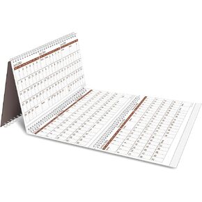 2024-2026 Yearly Wall Calendar by STRIVE ZEN, Quarterly Planner, Move a Page, Julian Date, January 2024 to December 2026, Thick Paper, Vertical, Rolling 12 months, 36" x 17", 3 Full Years, 36 Months