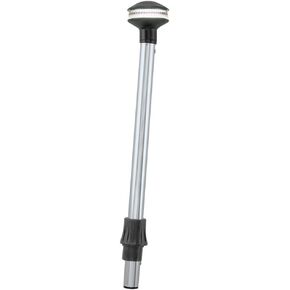 Perko 1445DP5CHR Inland-Series Reduced Glare White All-Round Pole Light - 42" Height, 5° Rake