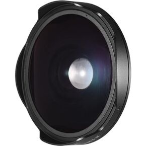 Andoer 37MM 0.3X HD Wide Angle Fisheye Lens with Hood Replacement for Camcorders