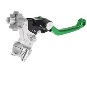 Handlebar Clutch Lever, Adjustable Left Handle Perch Compatible with Yamaha YZ 85 125 250 250F 426F 450F WR 250F 400F 426F Kawasaki KX 65 85 100 125 250 250F 450F (Blue)
