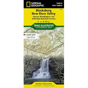 Blacksburg, New River Valley [George Washington and Jefferson National Forests] (National Geographic Trails Illustrated Map) (National Geographic Trails Illustrated Map, 787) in Kuwait