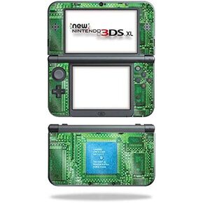 MightySkins Glossy Glitter Skin for Nintendo New 3DS XL (2015) - Circuit Board | Protective, Durable High-Gloss Glitter Finish | Easy to Apply, Remove, and Change Styles | Made in The USA