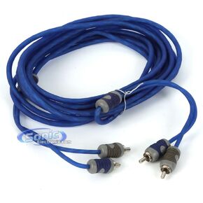 Kicker 46KI25 K-Series 2-Channel RCA Interconnect, 5.0 Meter