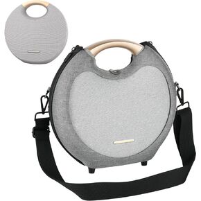 TXEsign Travel Carrying Case for Harman Kardon Onyx Studio 6 Wireless Bluetooth Speaker EVA Case Cover Hard Shell Case Replacement Cover with Shoulder Strap and Base Support Feet (Black)